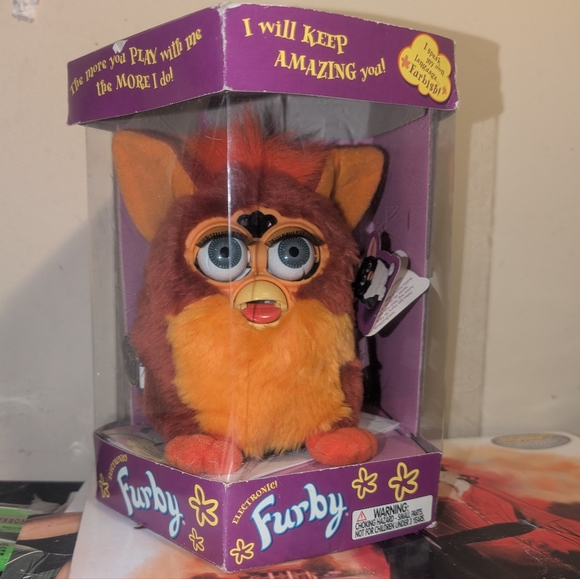FURBY 1999 Orange Red Rooster Model 70-800 Tiger Electronics Interactive Toy
